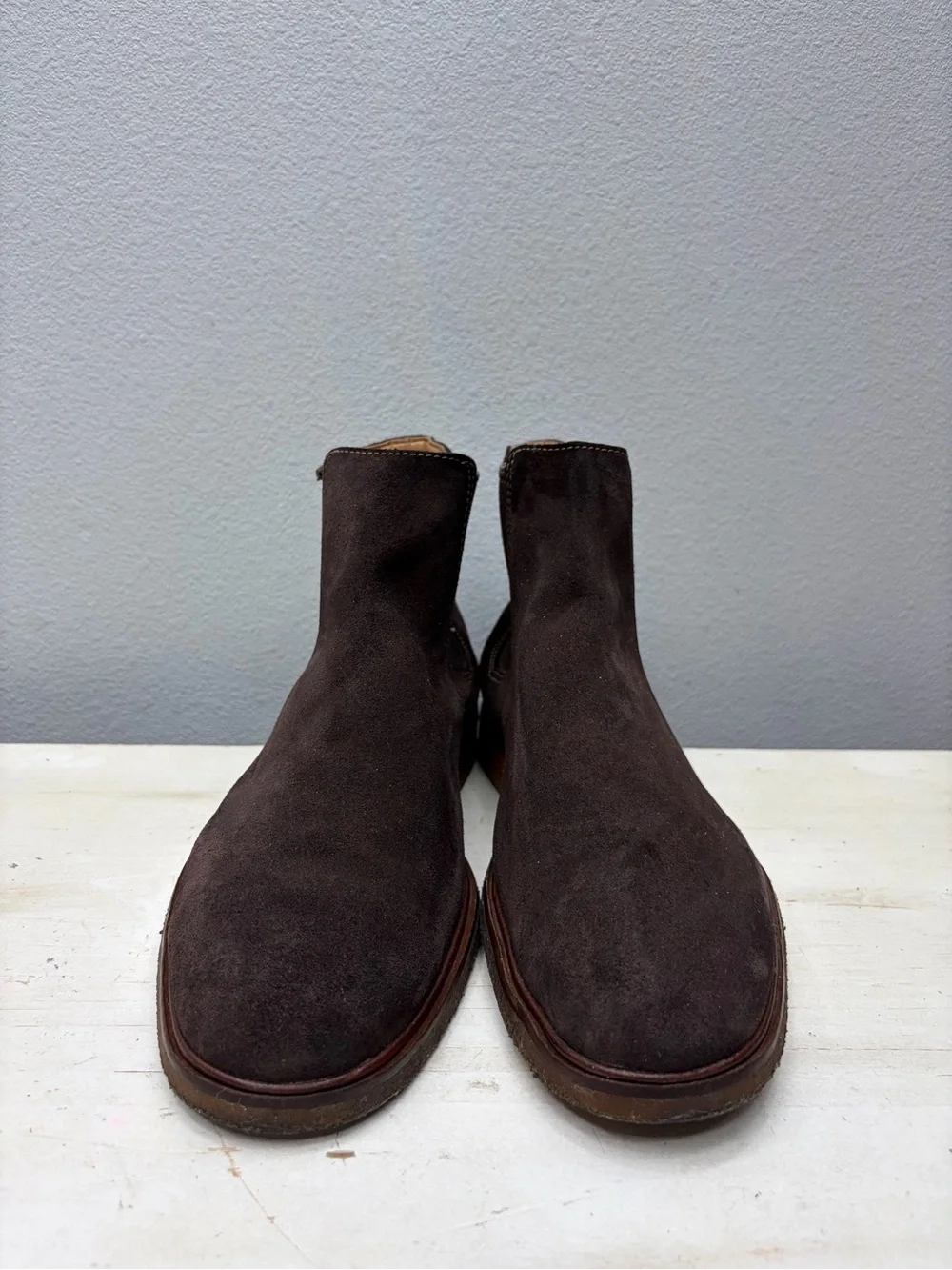 Clark’s Brown Suede Clarkdale Gobi Chelsea Boots Size 9.5